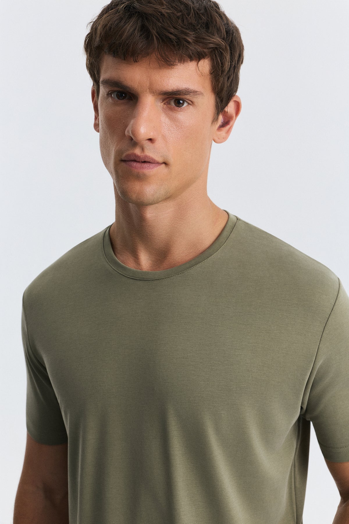 Antioch Regular Fit Modal Teknik Kumaş Erkek T-Shirt