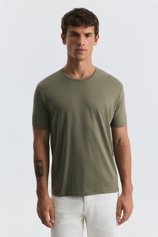 Antioch Regular Fit Modal Teknik Kumaş Erkek T-Shirt
