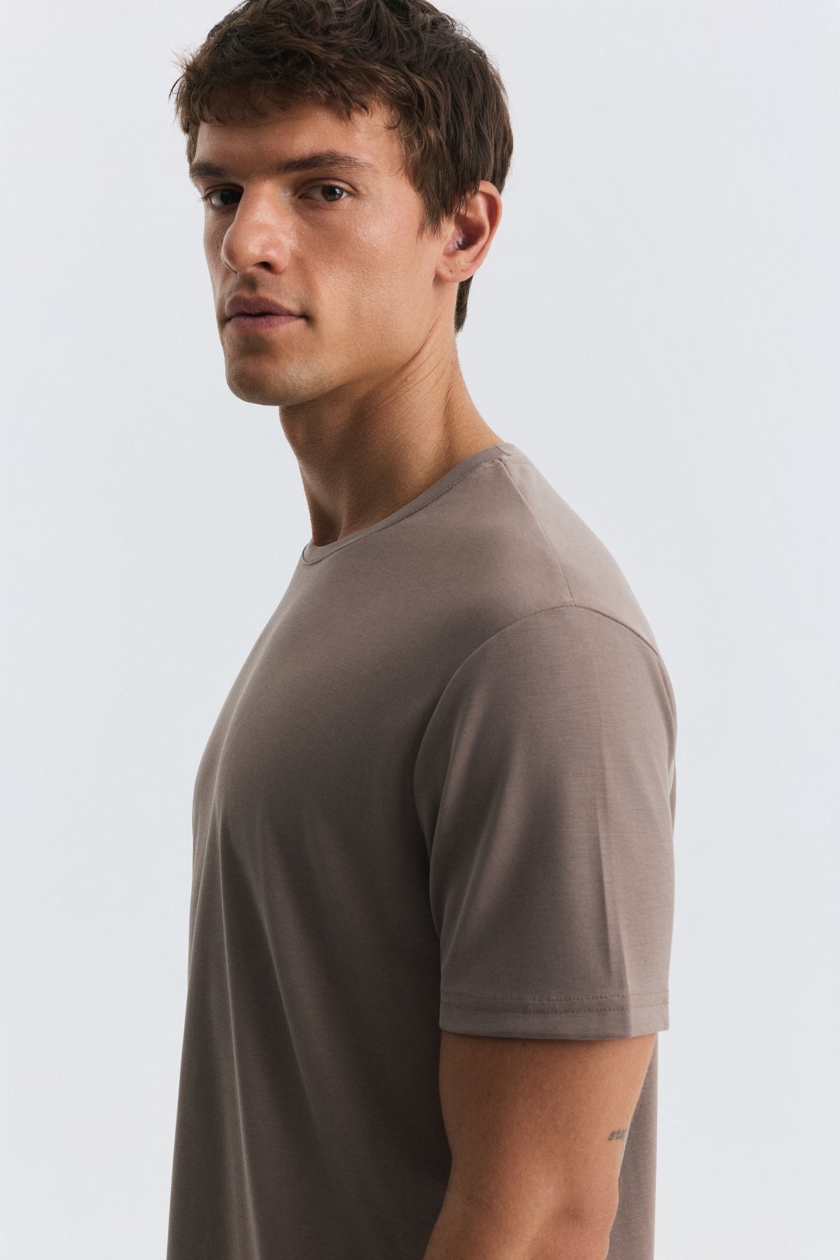 Antioch Regular Fit Modal Teknik Kumaş Erkek T-Shirt
