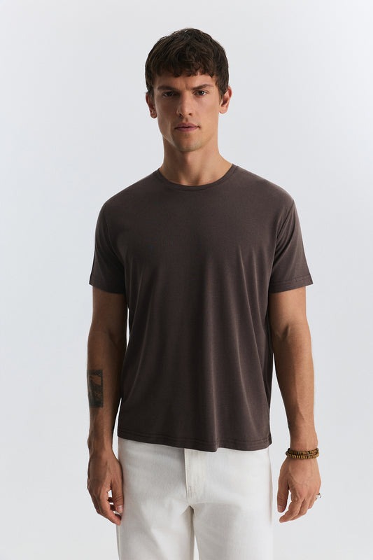 Antioch Regular Fit Modal Teknik Kumaş Erkek T-Shirt