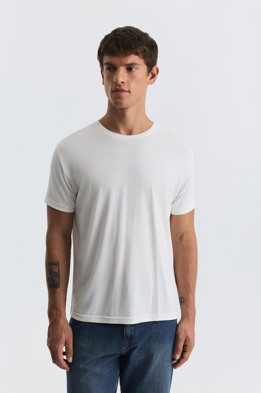 Antioch Regular Fit Modal Teknik Kumaş Erkek T-Shirt
