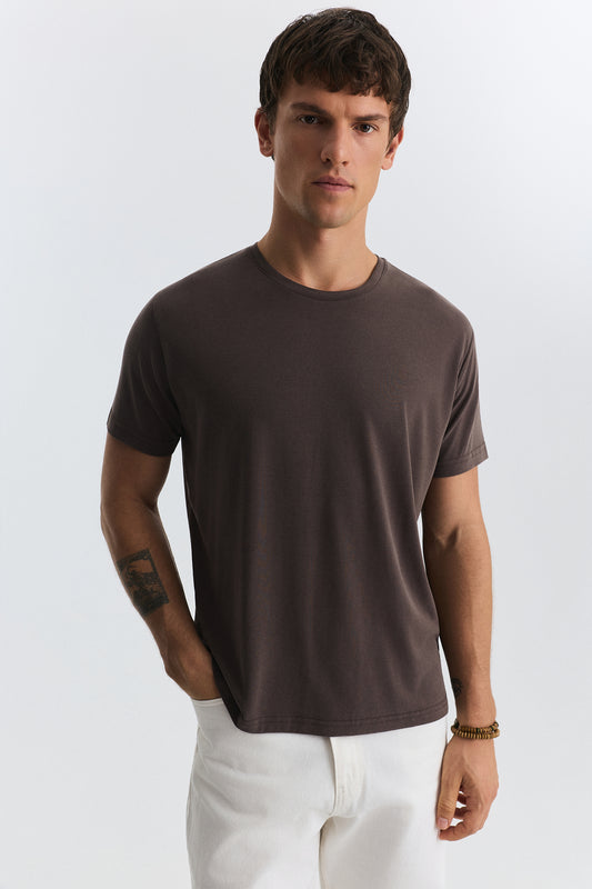 Antioch Regular Fit Modal Teknik Kumaş Erkek T-Shirt