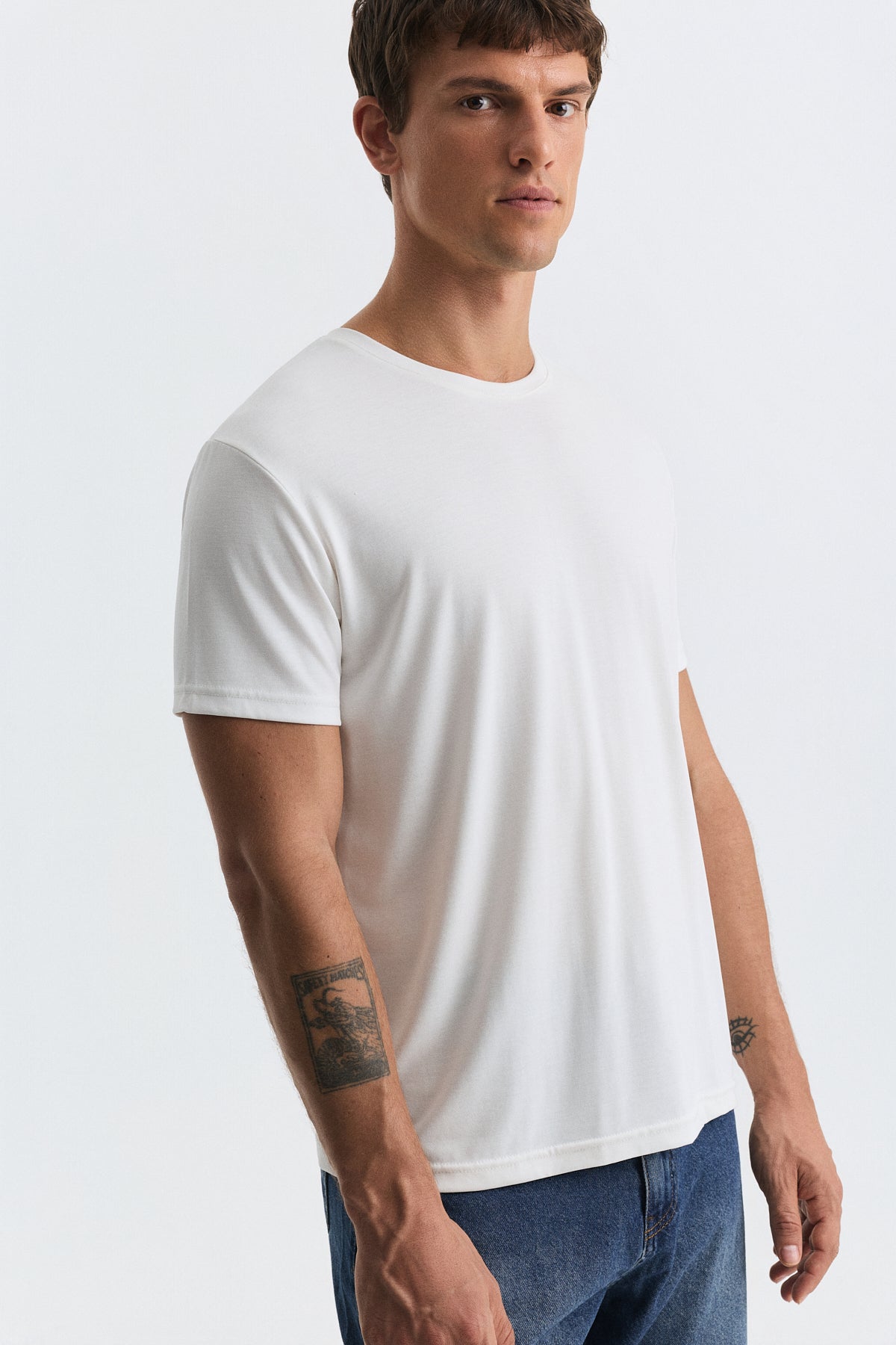 Antioch Regular Fit Modal Teknik Kumaş Erkek T-Shirt