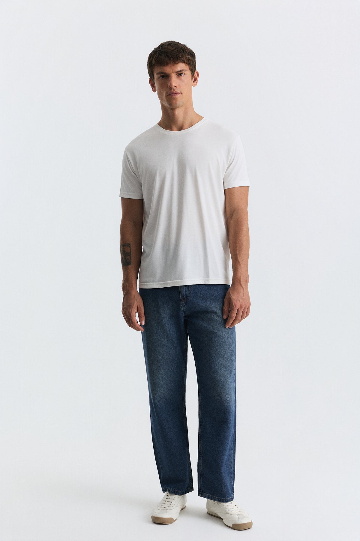 Antioch Regular Fit Modal Teknik Kumaş Erkek T-Shirt