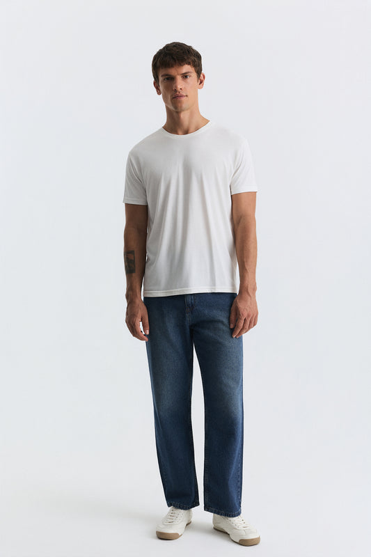 Antioch Regular Fit Modal Teknik Kumaş Erkek T-Shirt