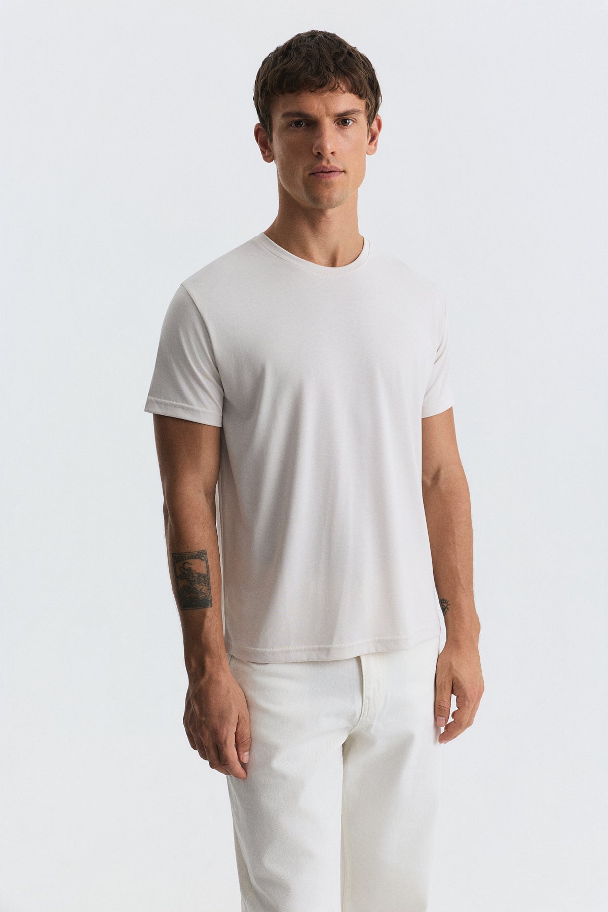 Antioch Regular Fit Modal Teknik Kumaş Erkek T-Shirt