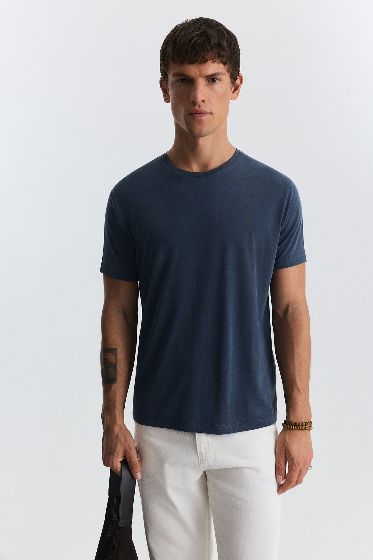Antioch Regular Fit Modal Teknik Kumaş Erkek T-Shirt