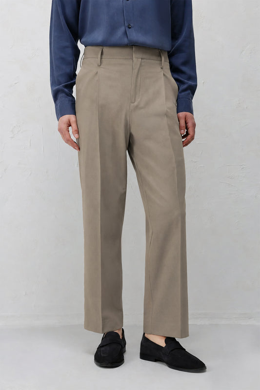 Relaxed Fit Pileli Erkek Pantolon