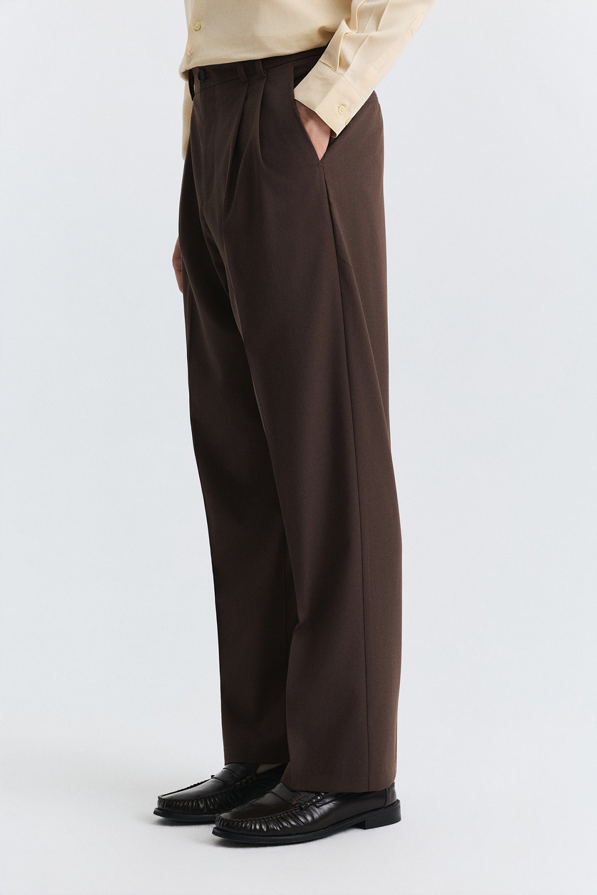 Pileli Relax Fit Erkek Pantolon