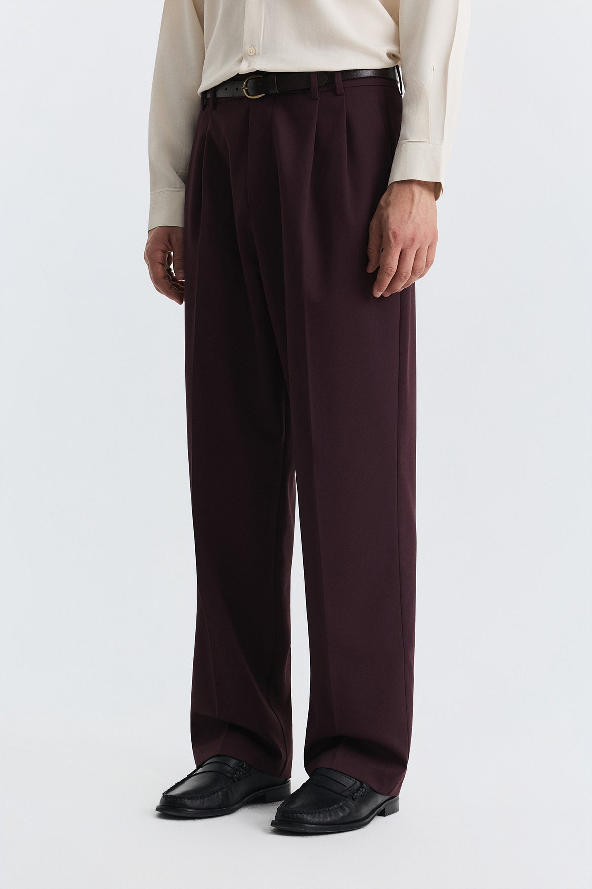 Pileli Relax Fit Erkek Pantolon