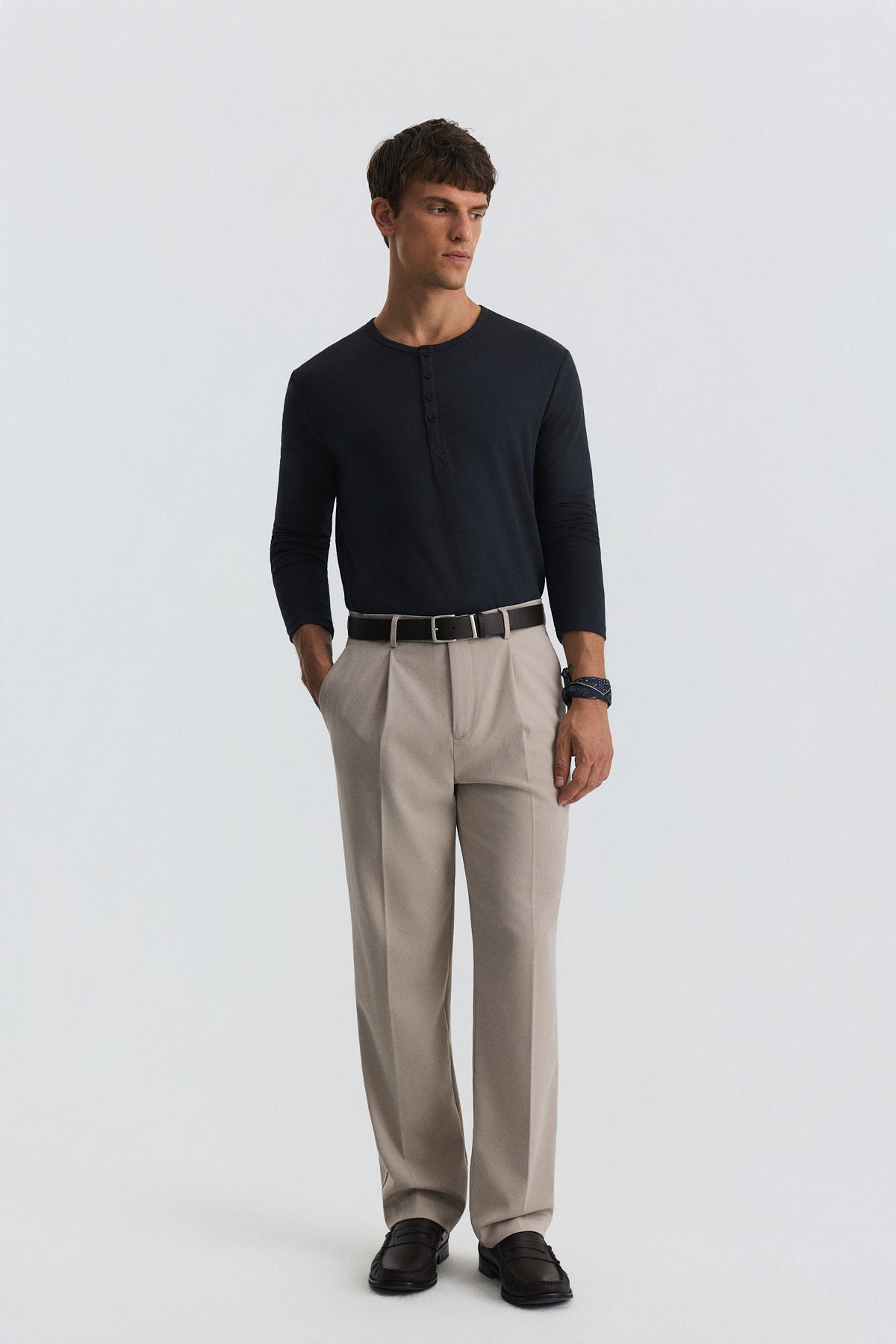 Regular Fit Pileli Pantolon