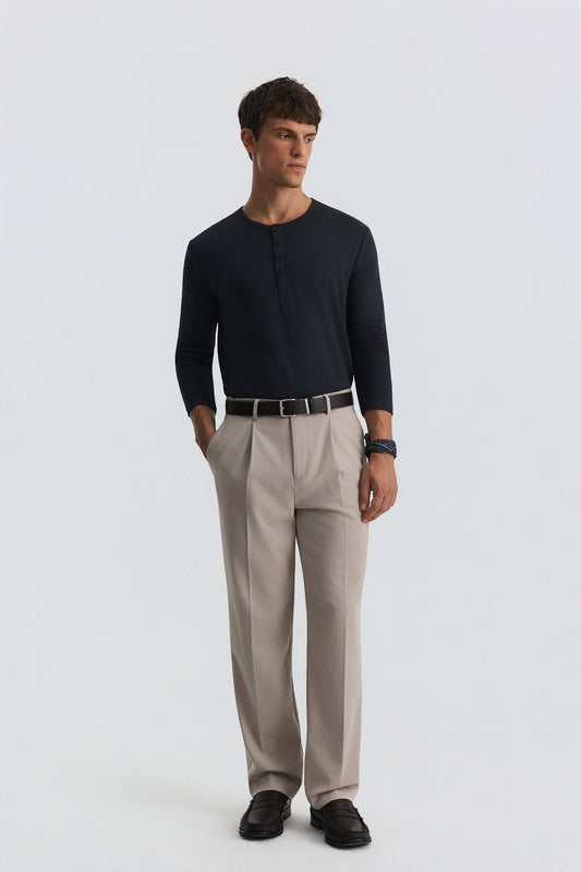 Regular Fit Pileli Pantolon