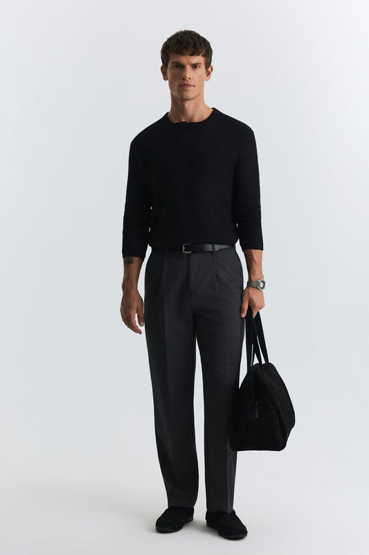 Regular Fit Pileli Pantolon