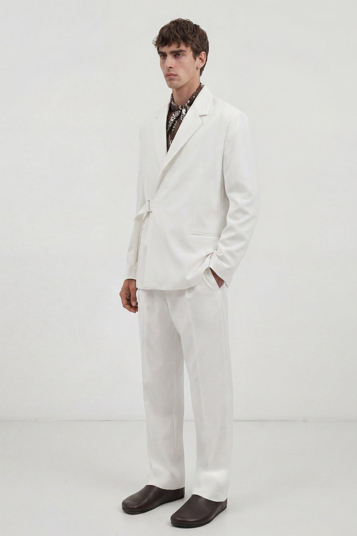 Relax Fit Kuşaklı Blazer Ceket