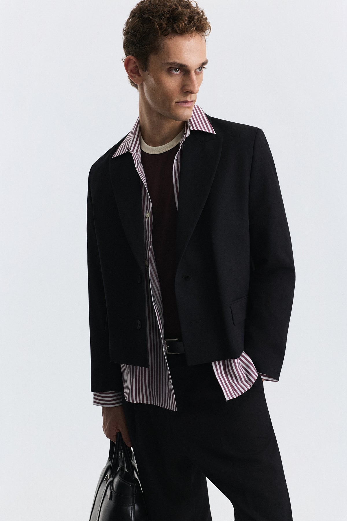 Crop Fit Blazer Ceket