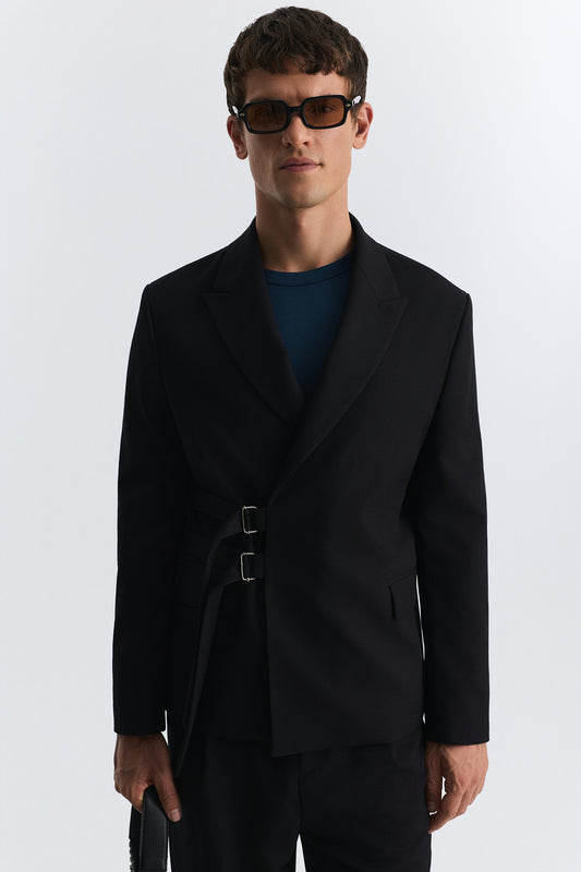 Toka Kapamalı Blazer Ceket