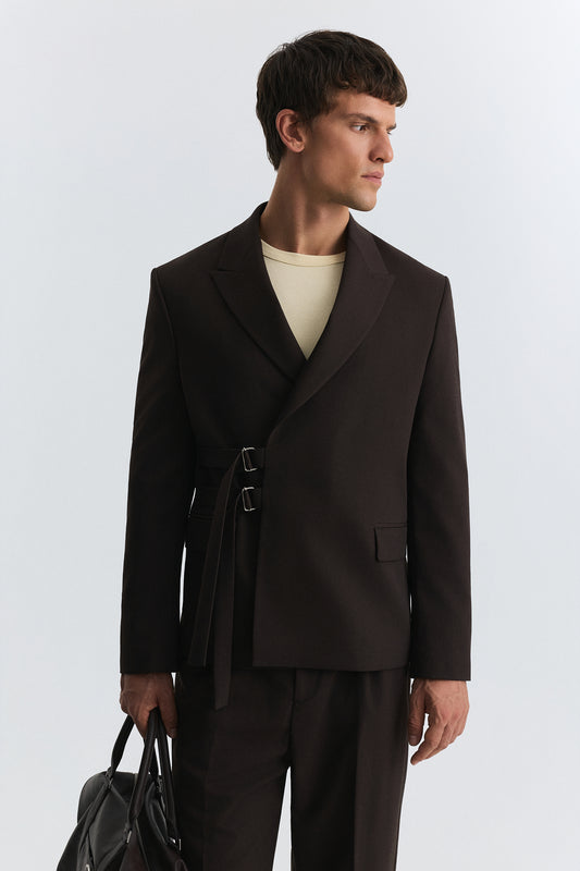 Toka Kapamalı Blazer Ceket