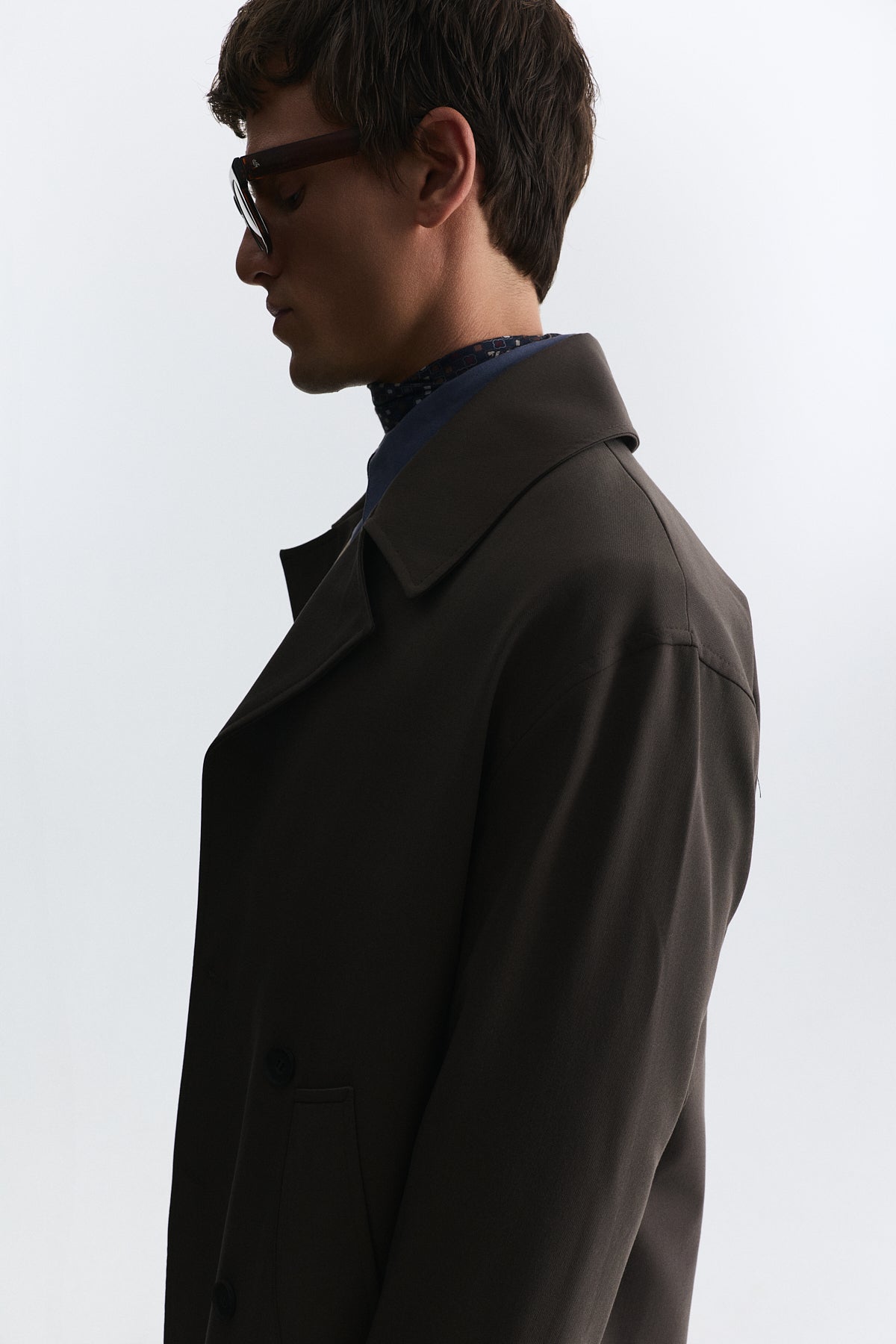 Uzun Relaxed Fit Trençkot