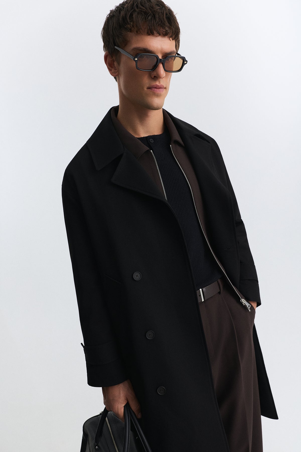 Uzun Relaxed Fit Trençkot