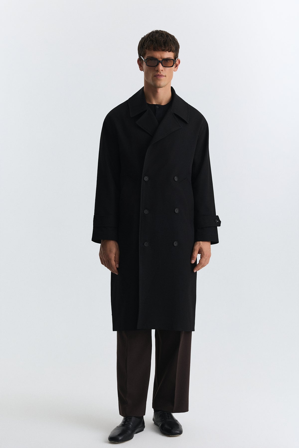 Uzun Relaxed Fit Trençkot