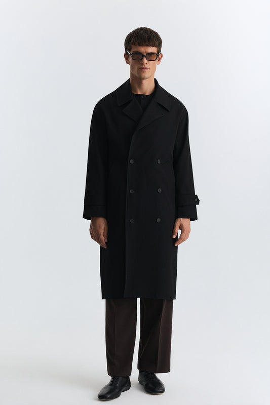 Uzun Relaxed Fit Trençkot