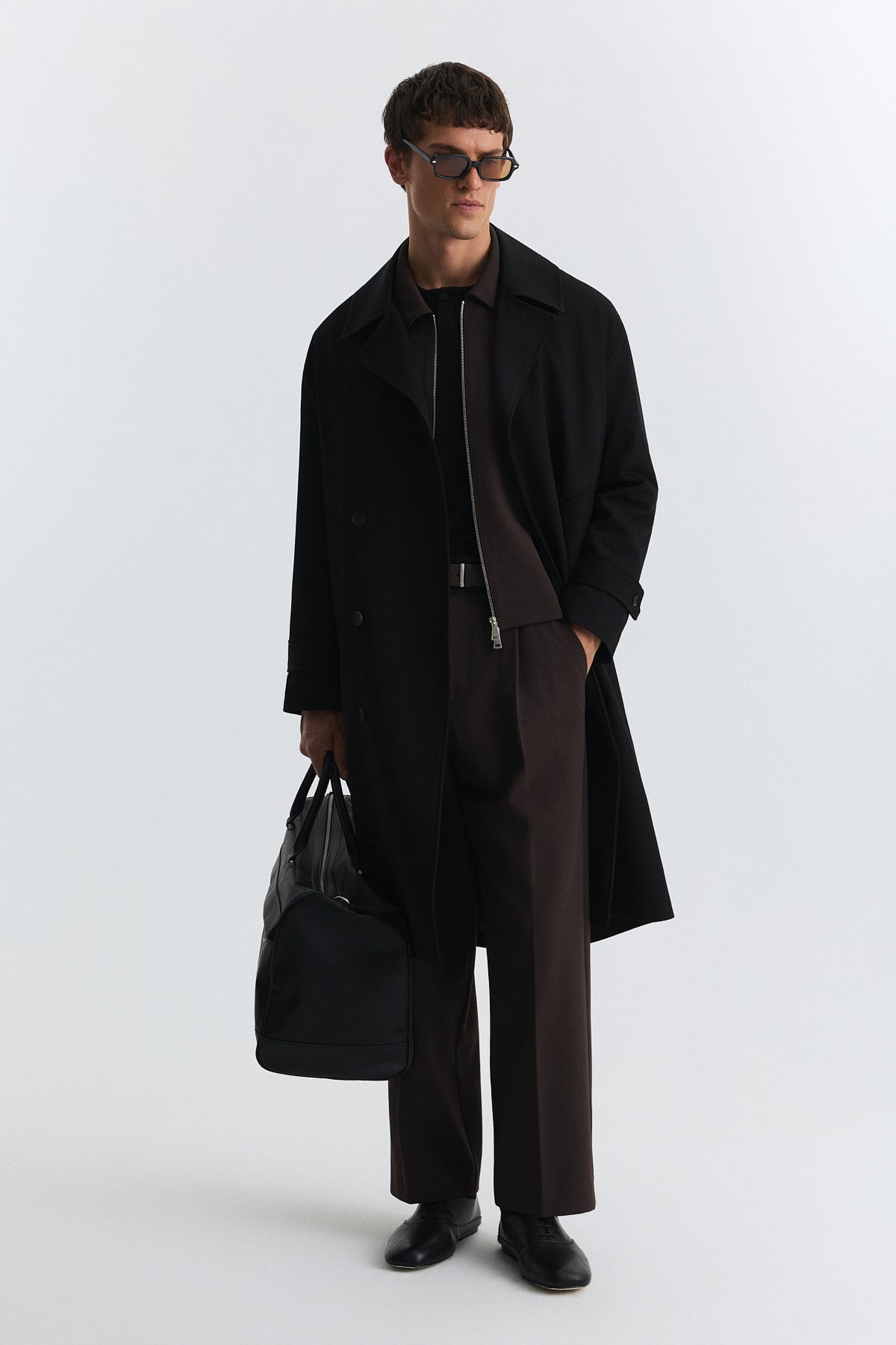 Uzun Relaxed Fit Trençkot