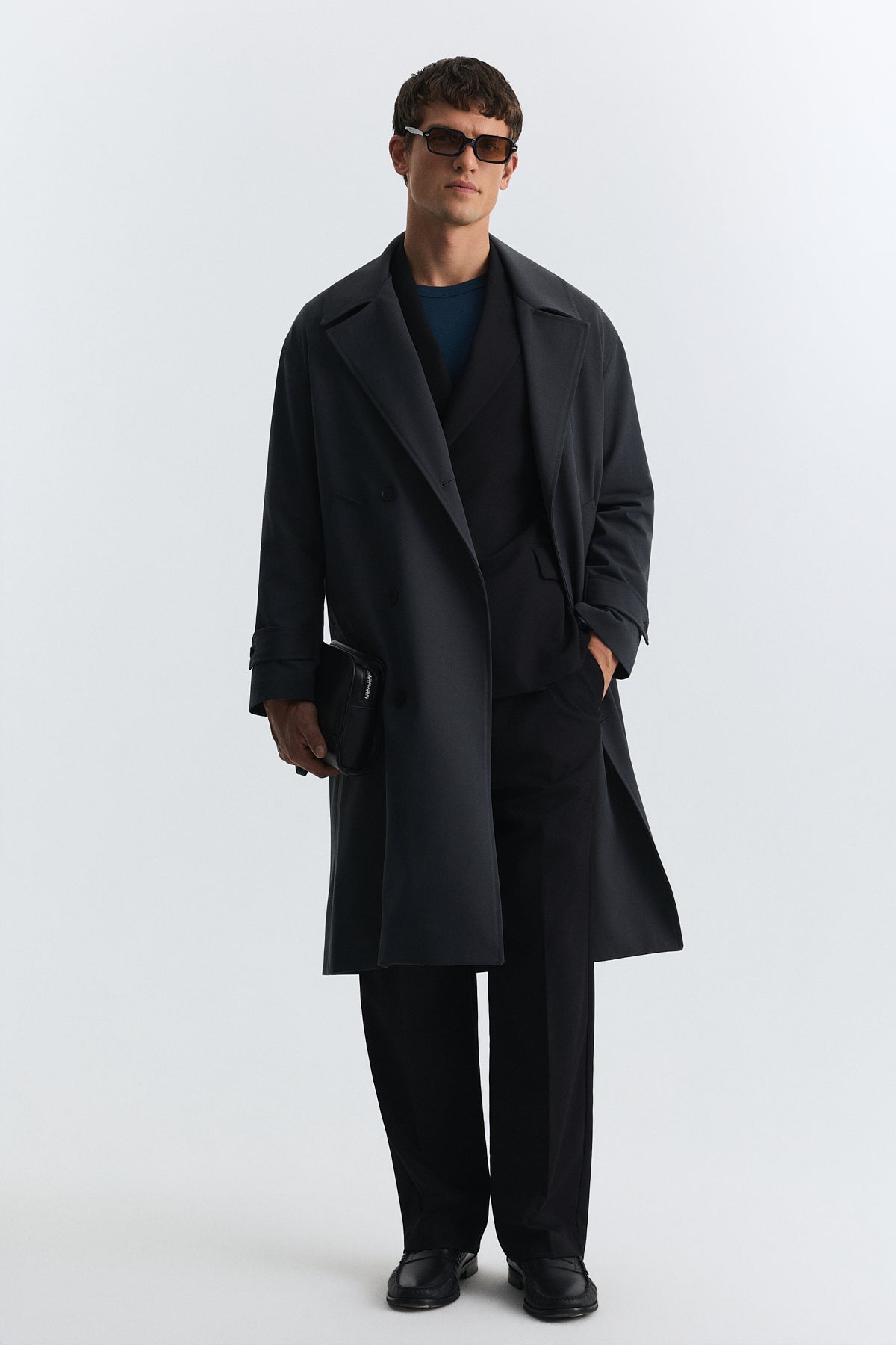 Uzun Relaxed Fit Trençkot
