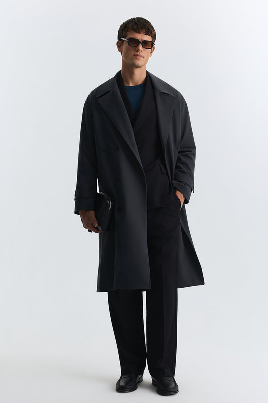 Uzun Relaxed Fit Trençkot