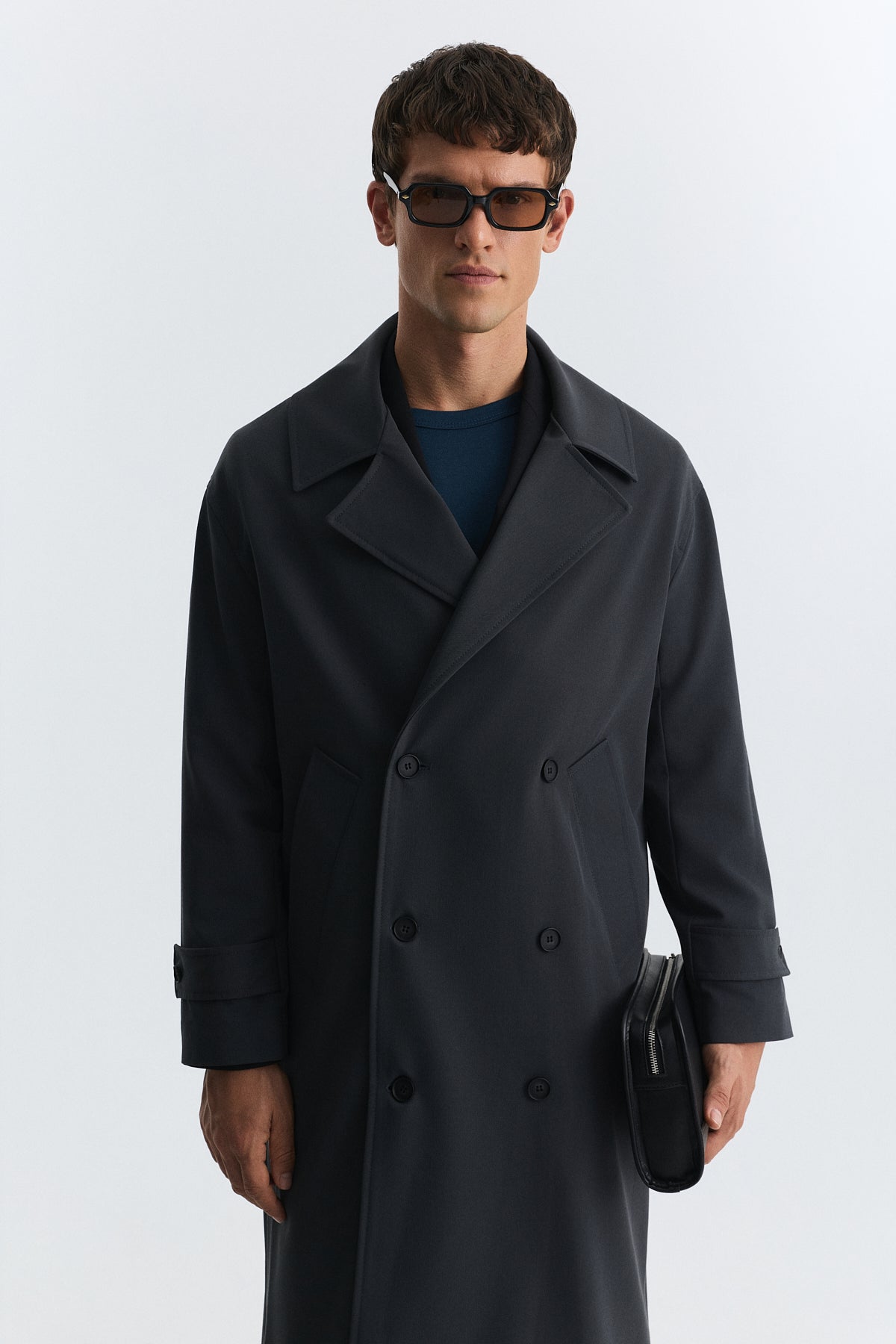 Uzun Relaxed Fit Trençkot