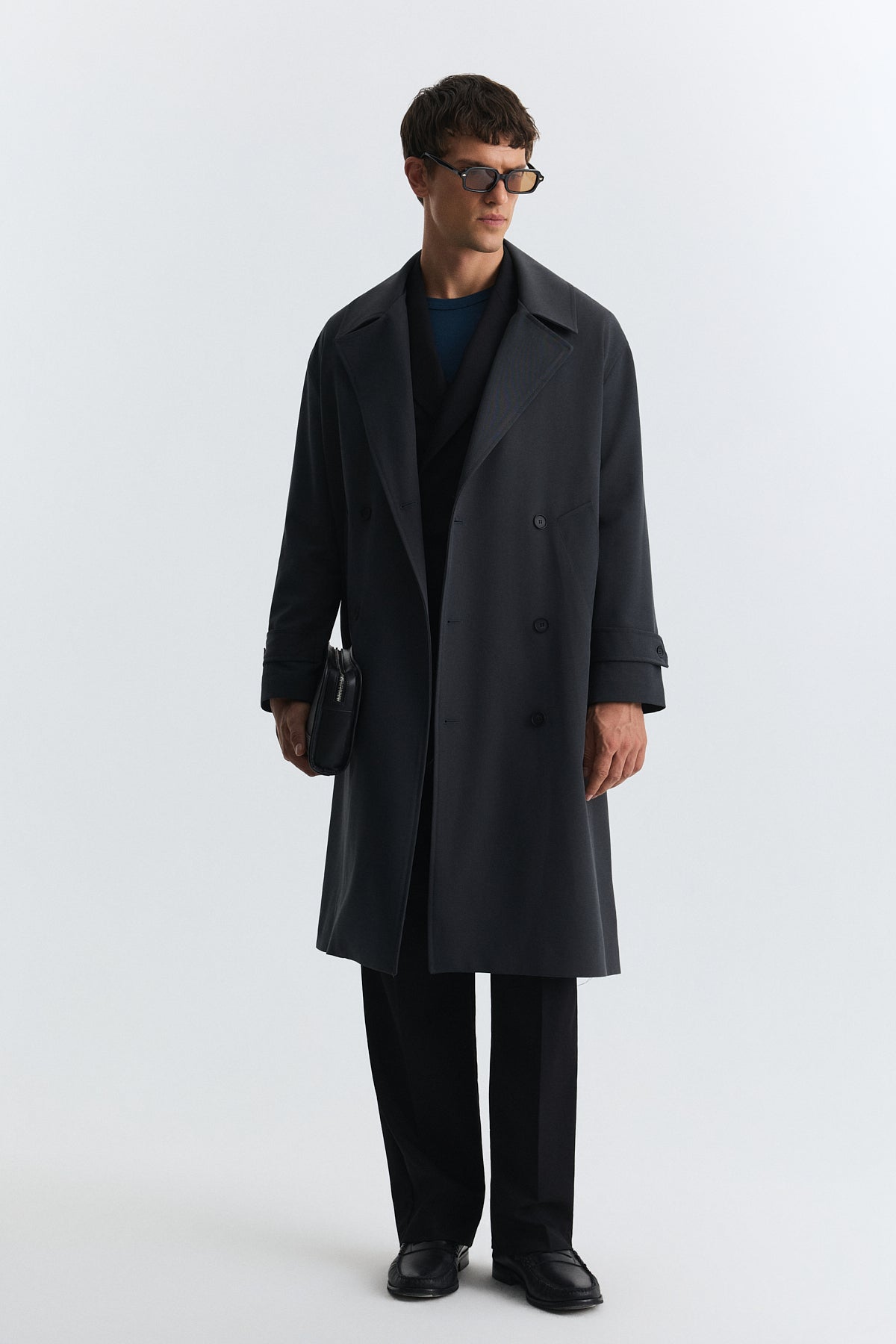 Uzun Relaxed Fit Trençkot