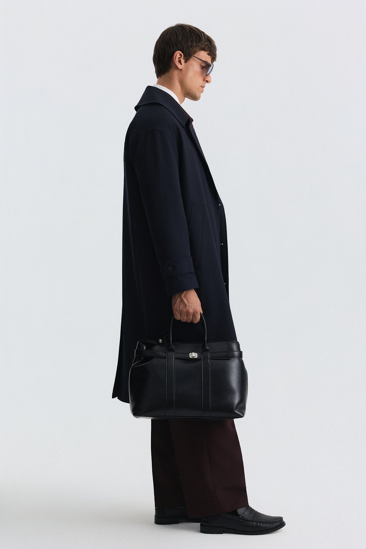 Uzun Relaxed Fit Trençkot