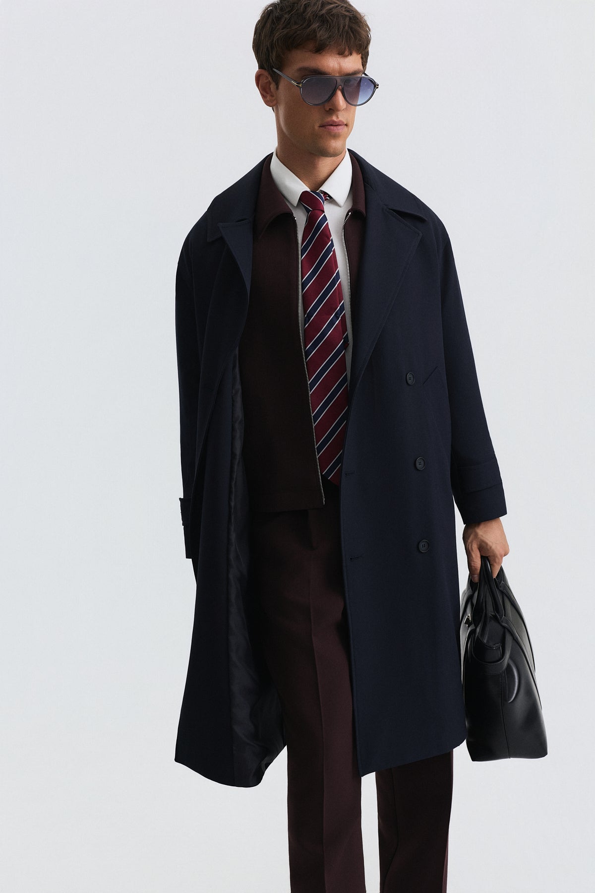 Uzun Relaxed Fit Trençkot