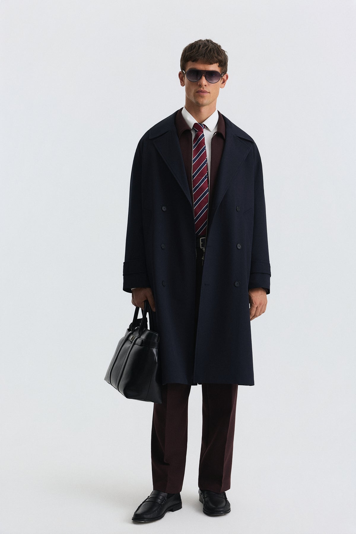 Uzun Relaxed Fit Trençkot