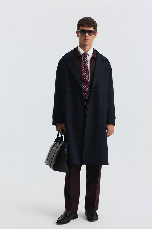 Uzun Relaxed Fit Trençkot