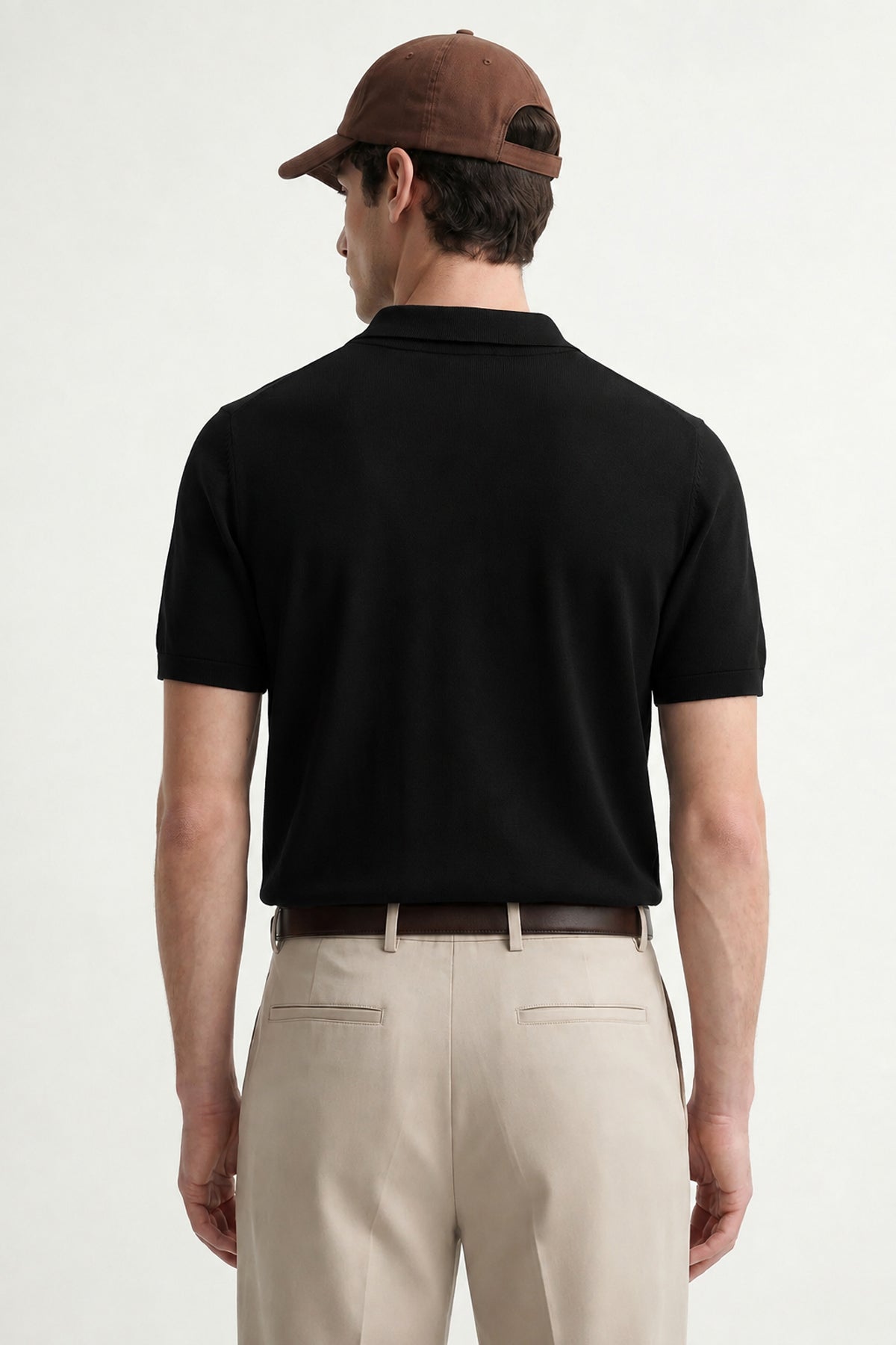 Düğmeli Polo Yaka Erkek T-Shirt