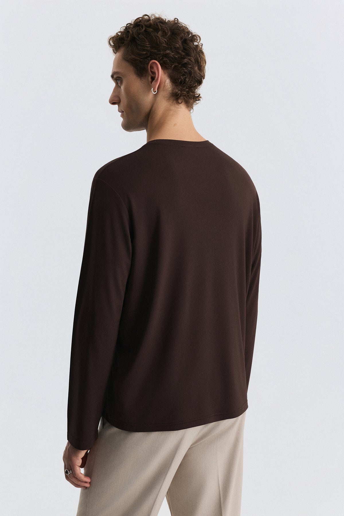Relax Fit Uzun Kollu T-Shirt