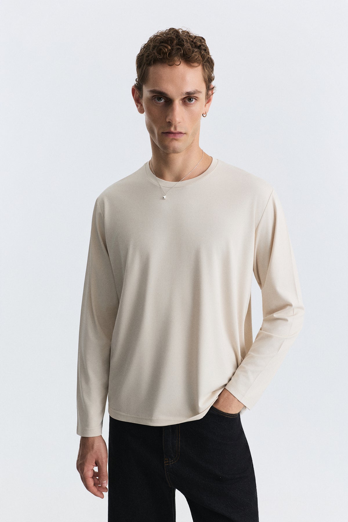Relax Fit Uzun Kollu T-Shirt