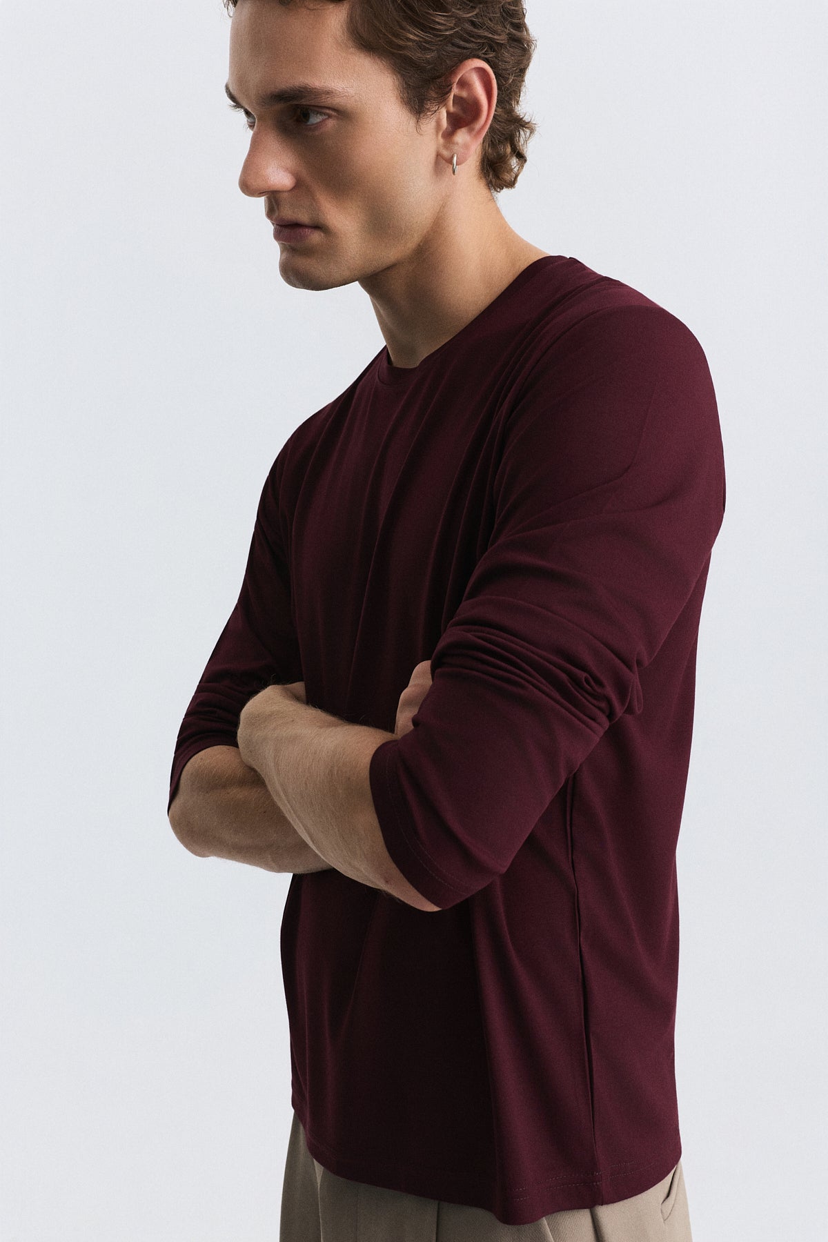 Relax Fit Uzun Kollu T-Shirt
