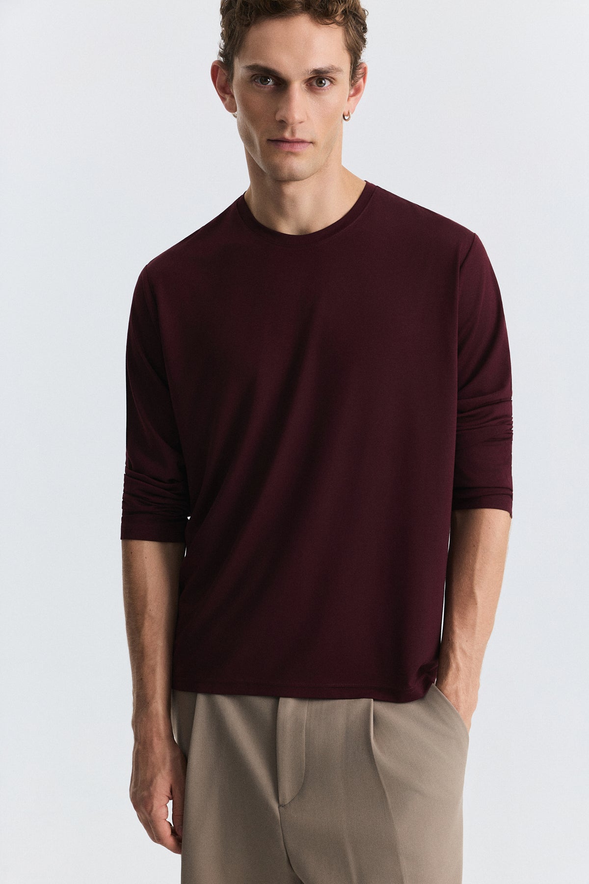Relax Fit Uzun Kollu T-Shirt