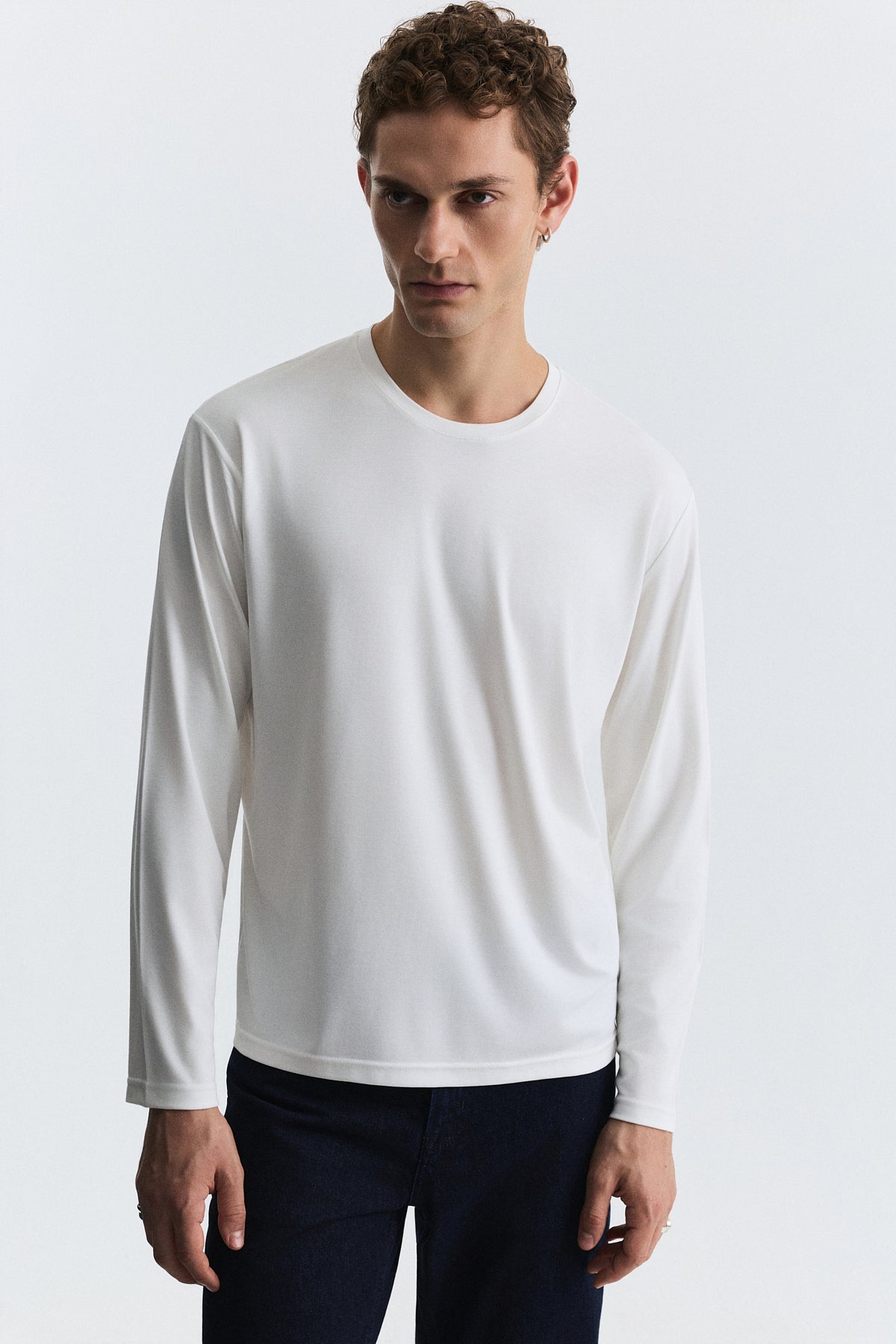 Relax Fit Uzun Kollu T-Shirt
