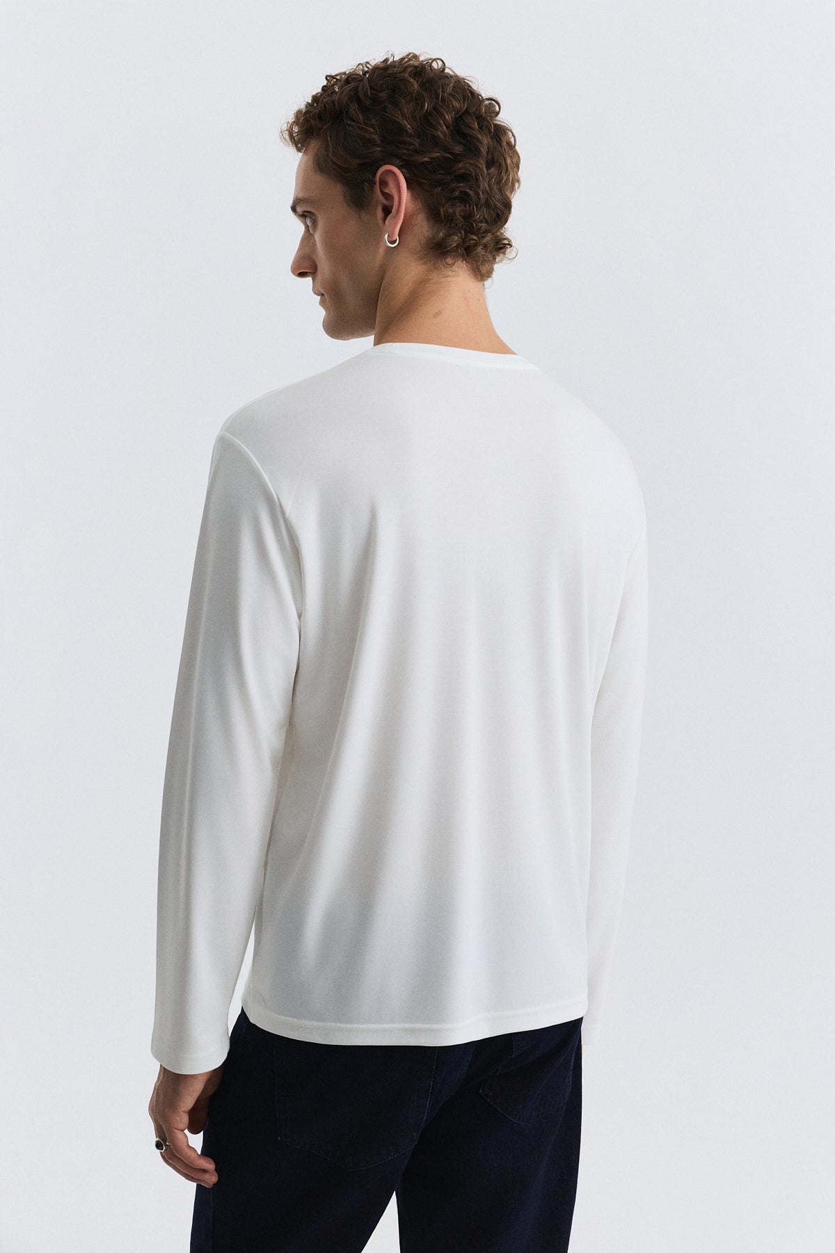 Relax Fit Uzun Kollu T-Shirt