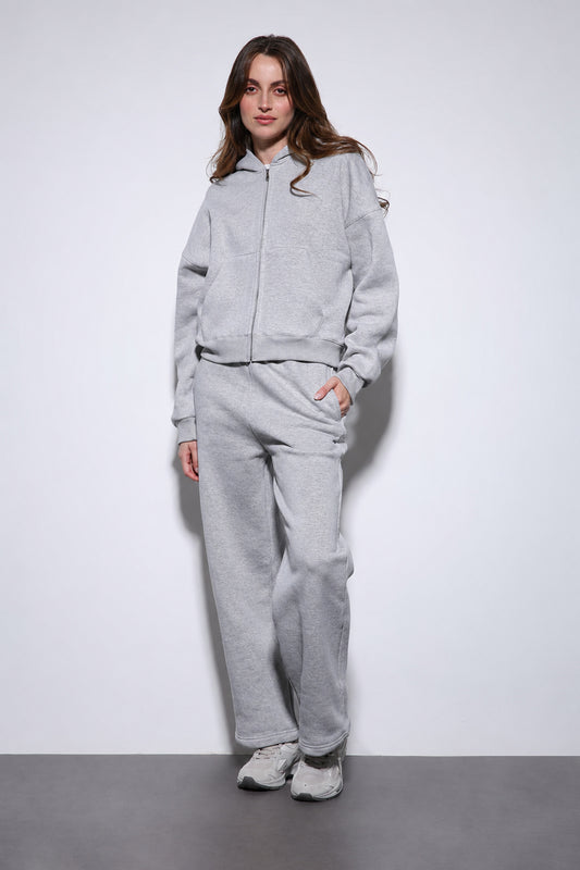 Kapüşonlu Sweatshirt Kadın Eşofman Takım