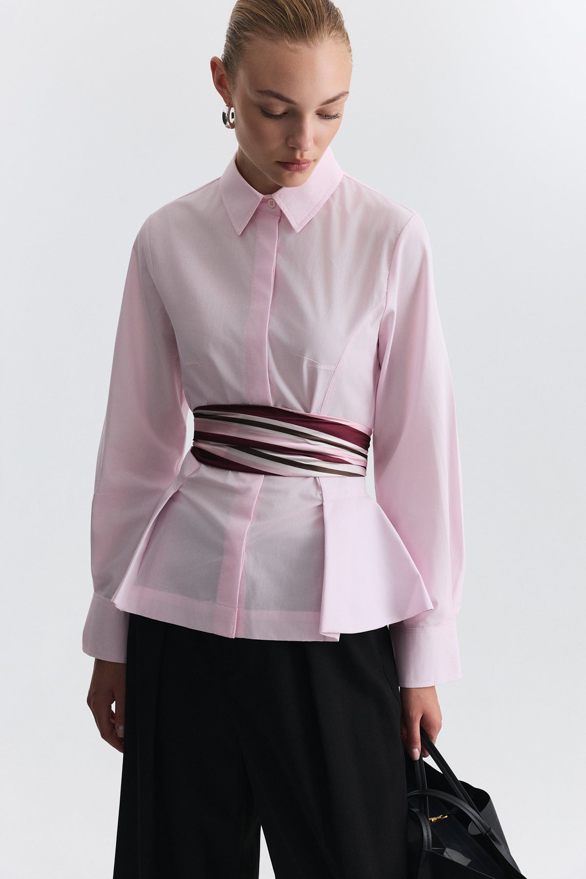 Peplum Poplin Gömlek