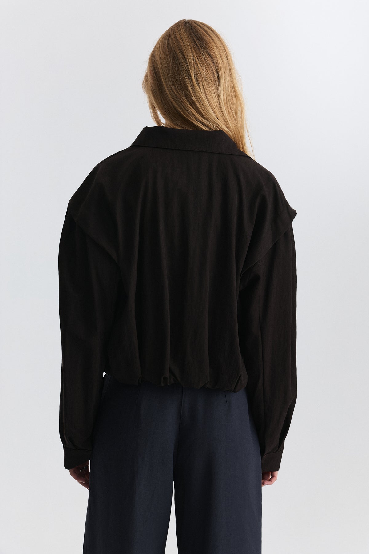 Dik Yaka Bomber Ceket