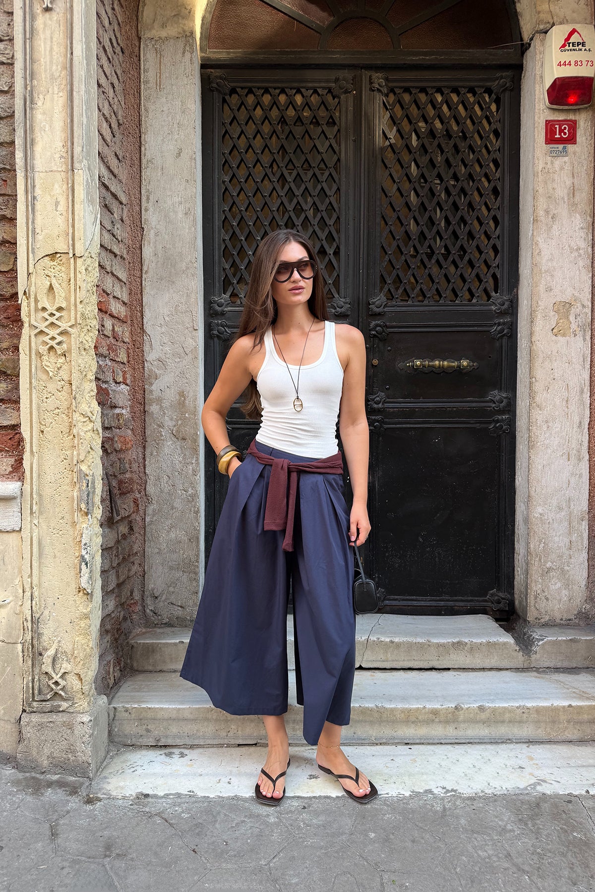 Antioch Pileli Culotte Pantolon