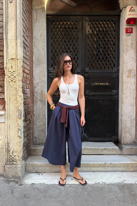 Antioch Pileli Culotte Pantolon