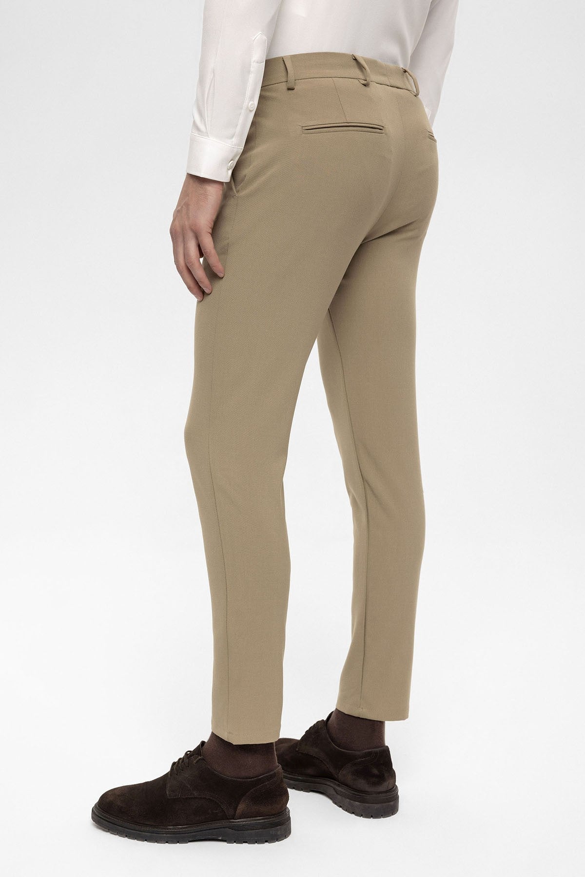 Antioch Siyah Erkek Aksesuar Detaylı Slim Fit Pantolon