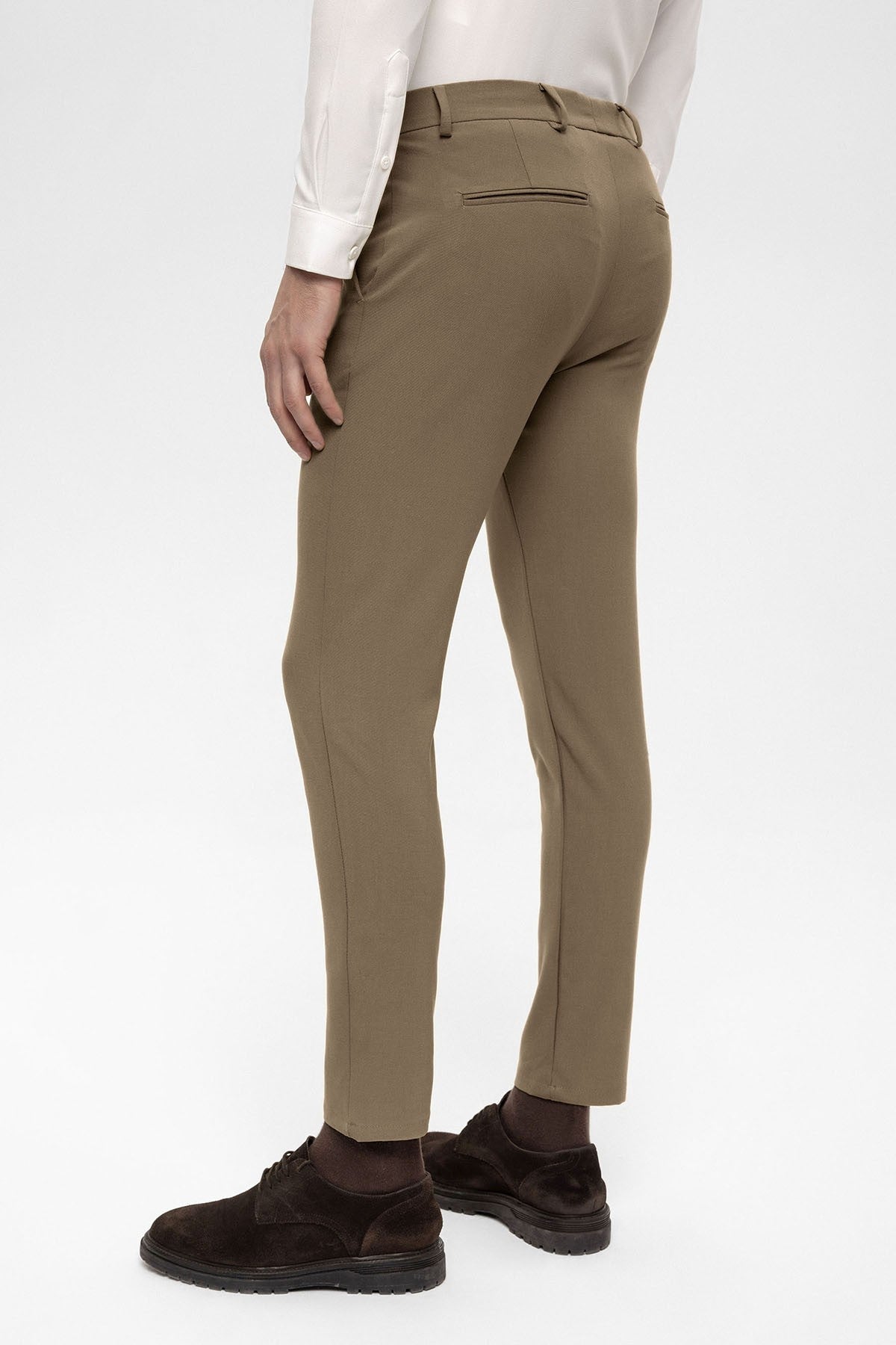 Antioch Siyah Erkek Aksesuar Detaylı Slim Fit Pantolon