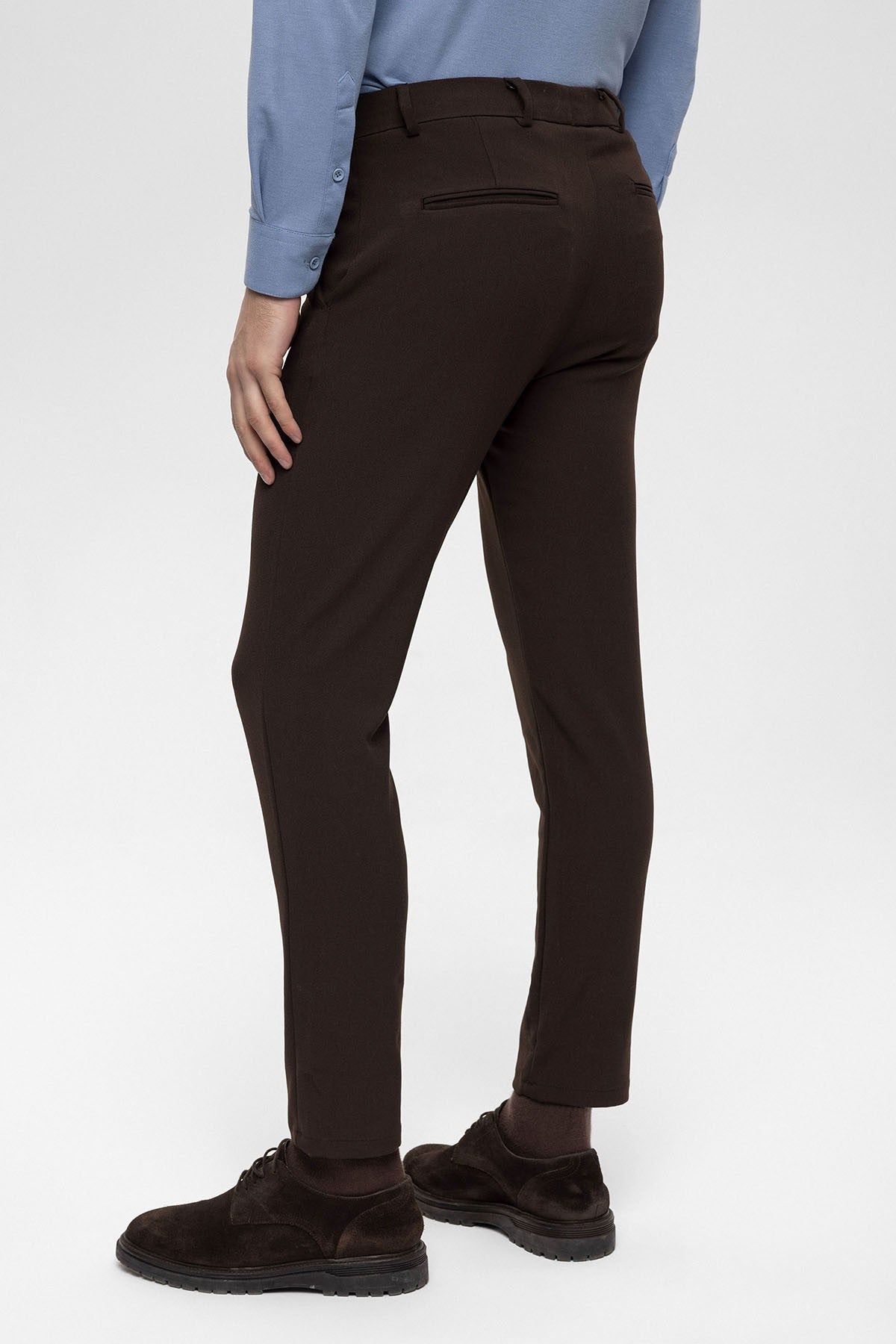 Erkek Aksesuar Detaylı Slim Fit Pantolon
