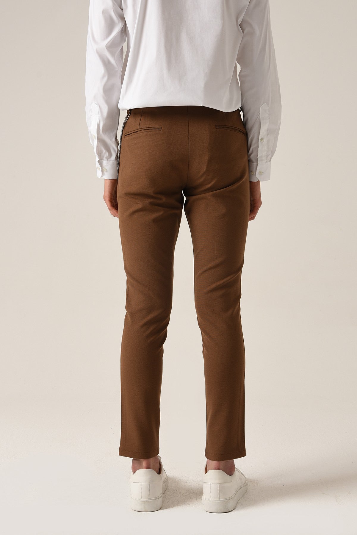 Erkek Aksesuar Detaylı Slim Fit Pantolon